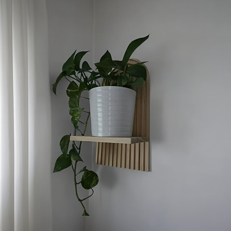 Boho Tęczowa Półka Ścienna - Stylowa Przestrzeń do Przechowywania w Każdym Pokoju