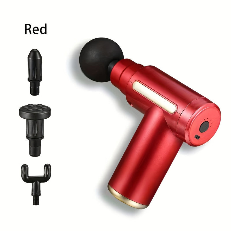 Kompaktowy Pistolet do Masażu - Potężne Relaksowanie dla Pleców i Szyi w Stylu