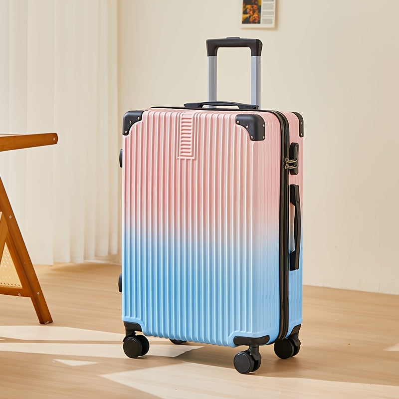 Luxusos Graffiti bőrönd űrmotívummal – 24 hüvelykes repülőtéri bőrönd forgó kerekekkel és TSA zárral