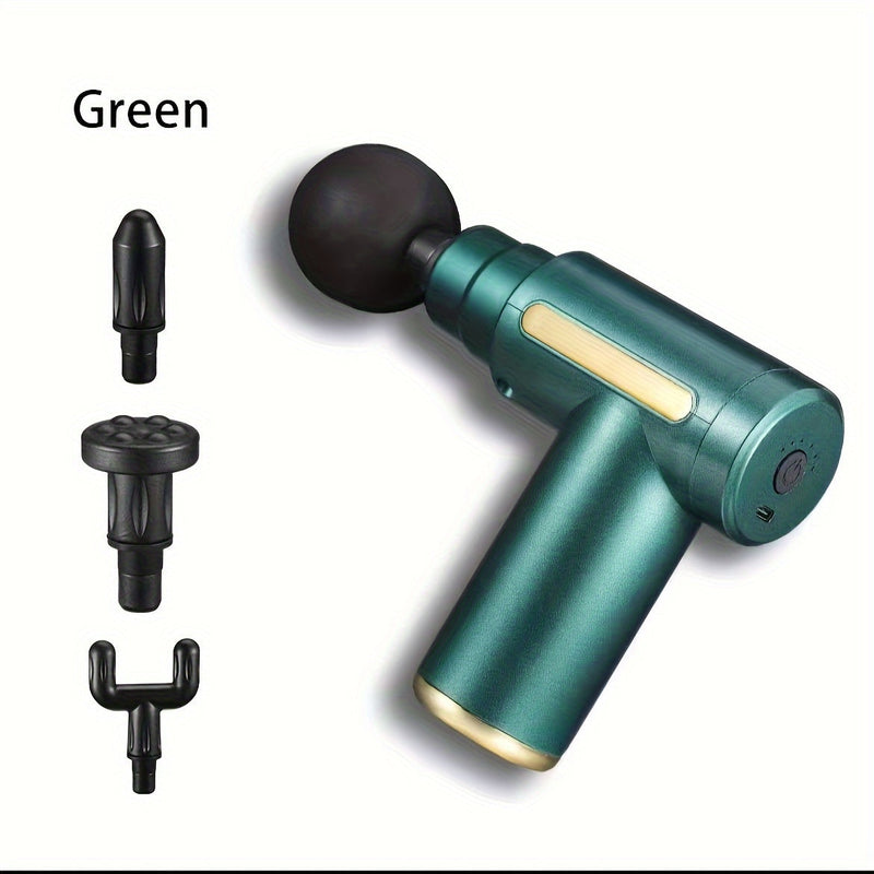 Kompaktowy Pistolet do Masażu - Potężne Relaksowanie dla Pleców i Szyi w Stylu