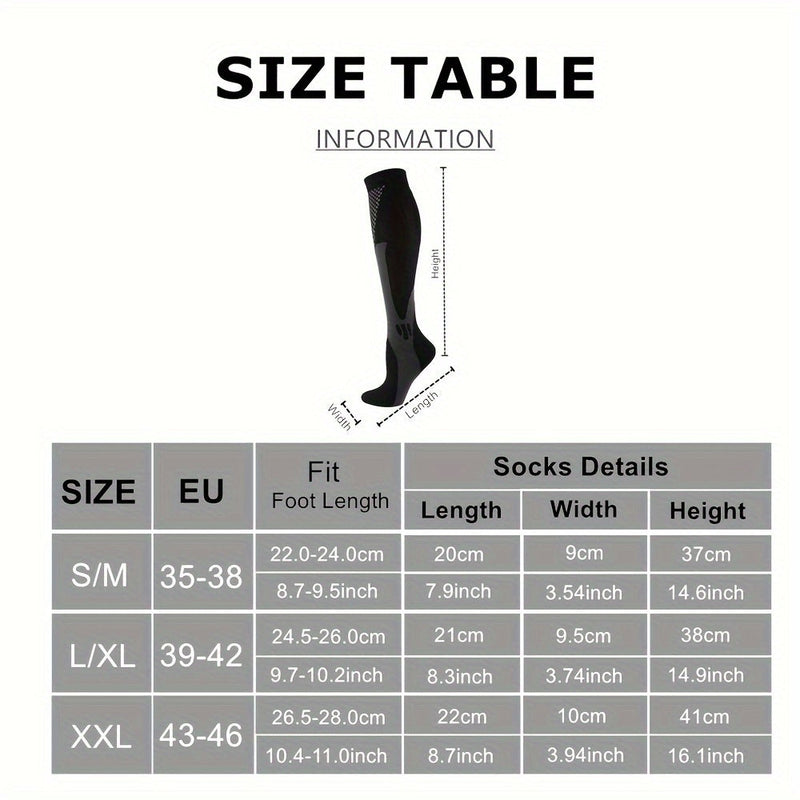 Șosete de compresie sportive pentru femei – respirabile și susținătoare pentru timpul activității și recuperării