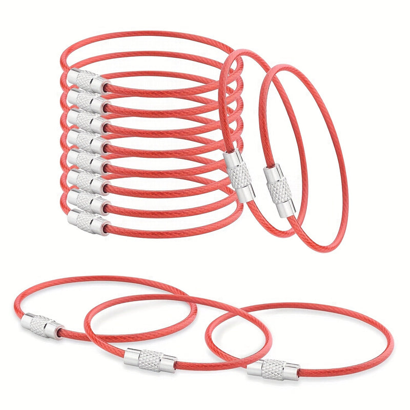 Set de brelocuri din oțel – Brelocuri rezistente pentru chei pentru călătorii și activități în aer liber