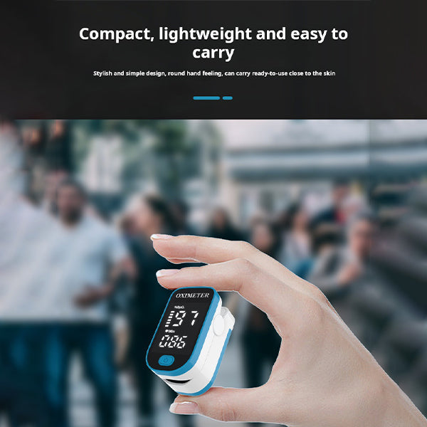 PulseCheck Przenośny Oksymetr – Szybkie i Dokładne Mierzenie Poziomu Tlenu