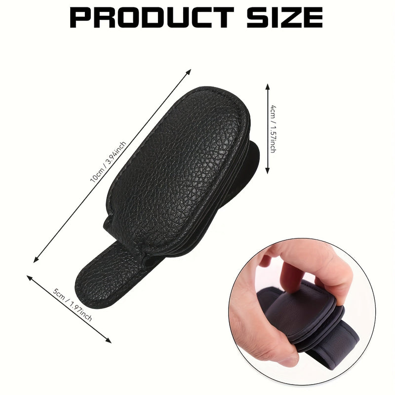 Uniwersalny Uchwyt na Okulary – Praktyczny Organizer na Osłonę Słoneczną