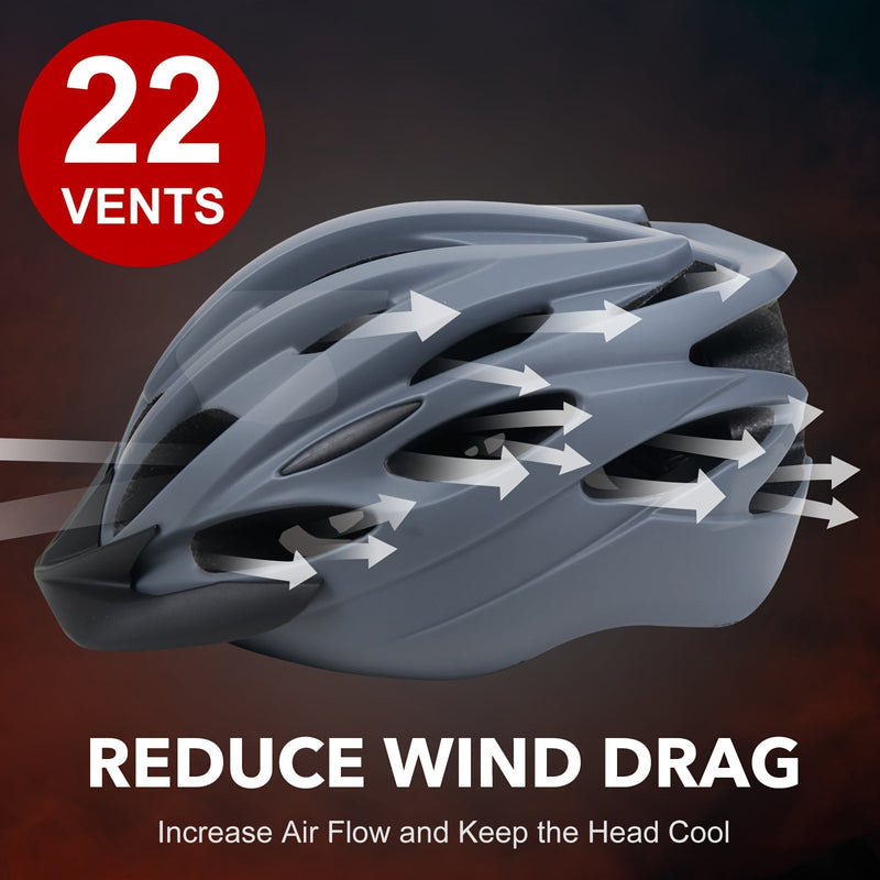 Casca de bicicletă ușoară pentru adulți – reglabilă și respirabilă