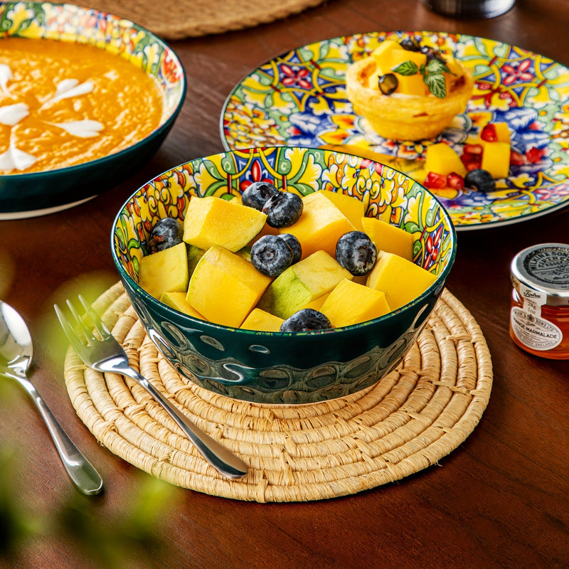 Set de masă cu 24 de piese – De înaltă calitate în stil boem