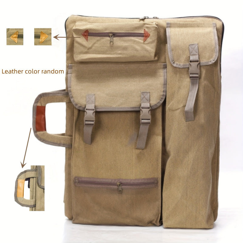 Plecak na Sztalugę Canvas – Praktyczny, Trwały i Łatwy do Przenoszenia