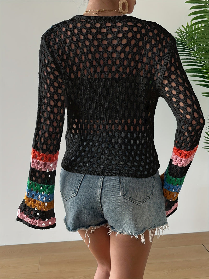 Bohemijska Ręcznie Robiona Sukienka na Szydełku – Kolorowa i Wygodna