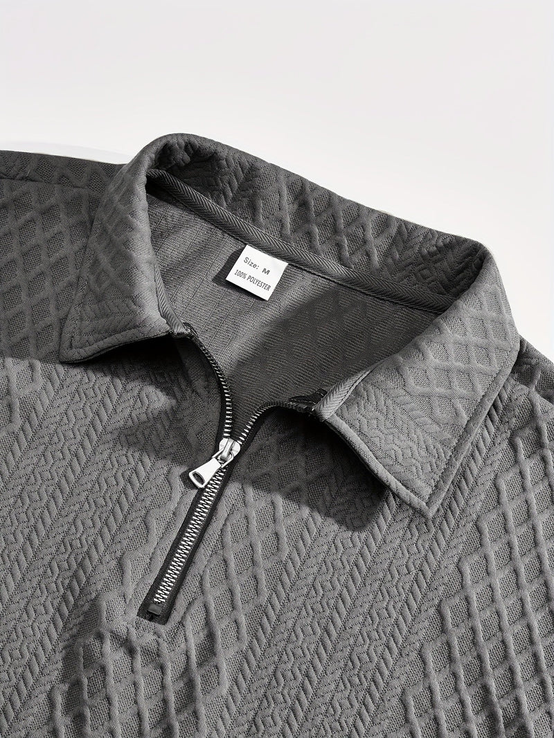 Set masculin stilat din jacquard – confortabil și la modă