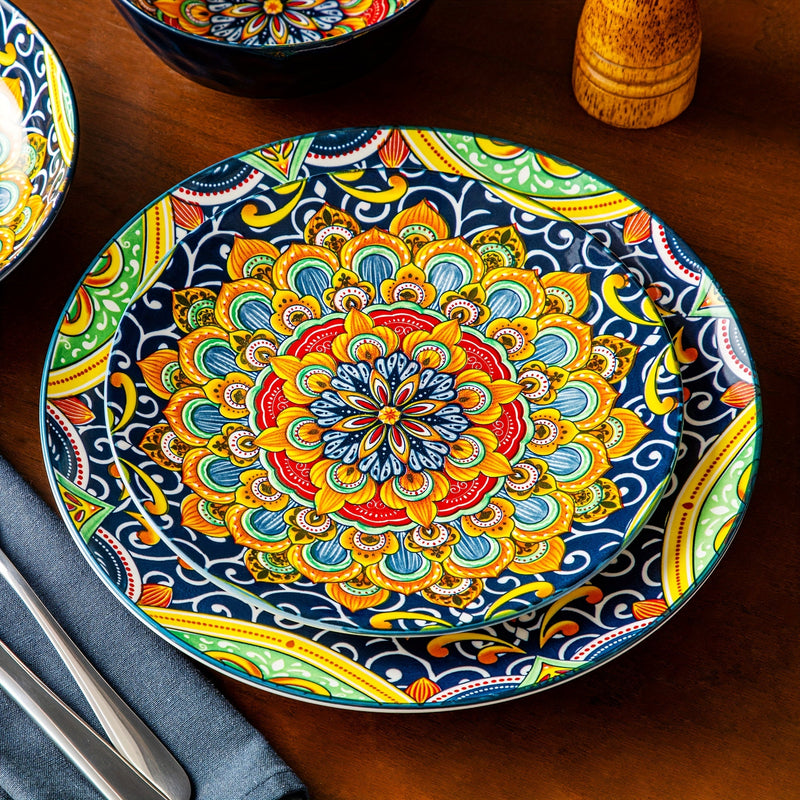 Set de masă cu 24 de piese – De înaltă calitate în stil boem