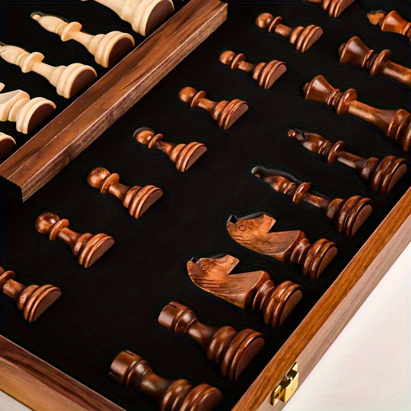 Set de șah din lemn – Elegant și durabil pentru șah de turneu și seri de jocuri