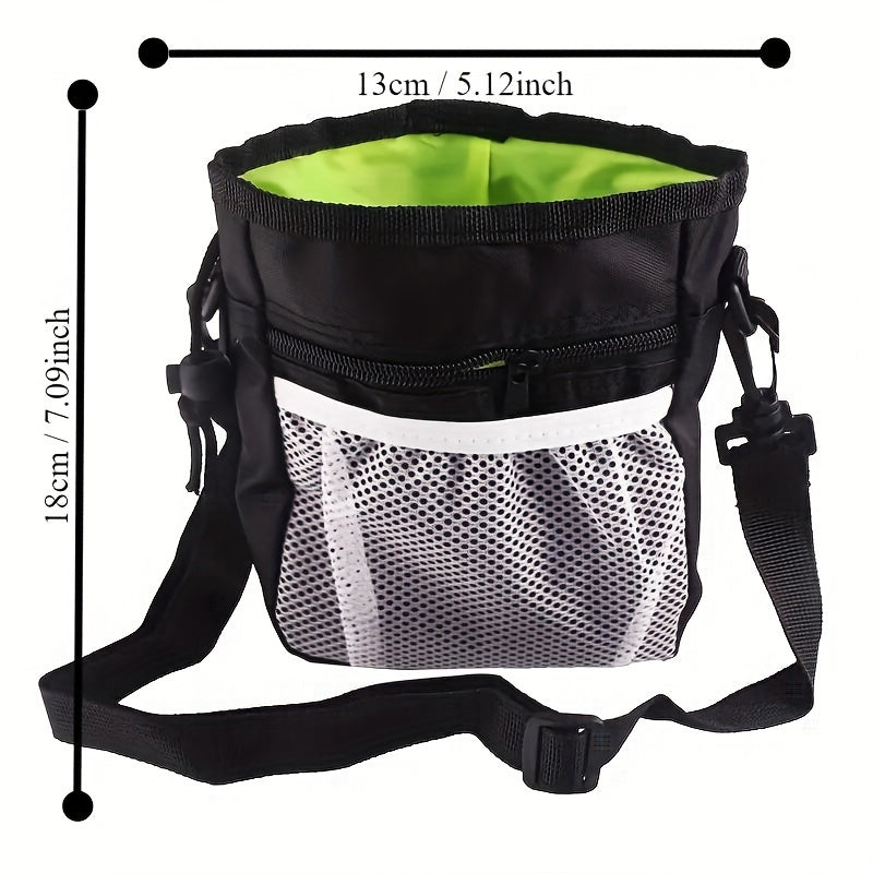 Set de antrenament pentru câini cu geantă de șold – Complet cu fluier, clicker și pungi pentru dejecții