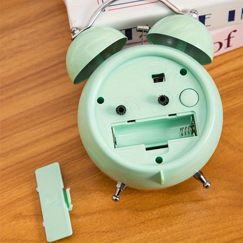 Luksusowy Budzik z Nocnym Oświetleniem – Obrotowy Wyświetlacz i Głośny Dźwięk Dzwonka dla Efektywnego Doświadczenia Budzenia