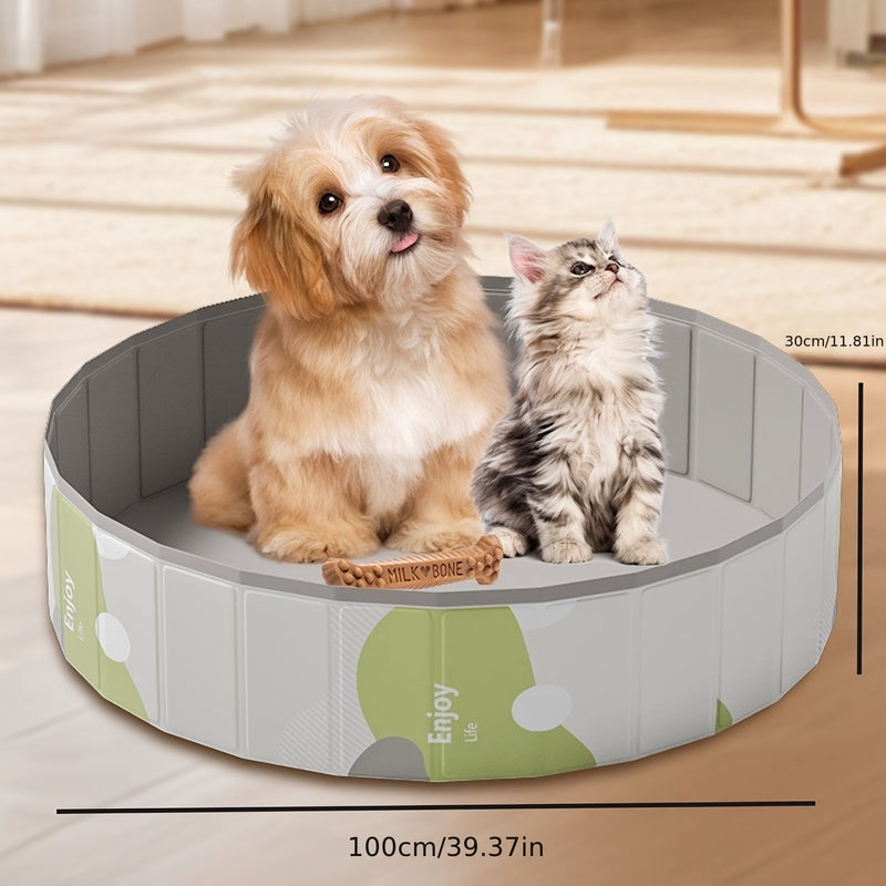 Bol portabil răcoritor pentru câini – confortabil și sigur pentru zilele de vară