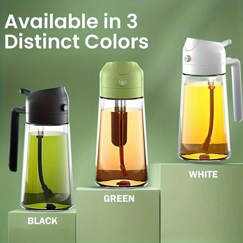 2-w-1 Dozownik Oleju i Butelka Spray - Precyzyjna Kontrola Oleju do Kuchni i Grillowania