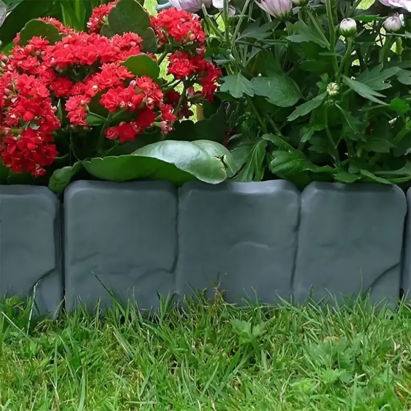 Kőstílusú Kerti Szegélykészlet – Gyakorlati és Dekoratív