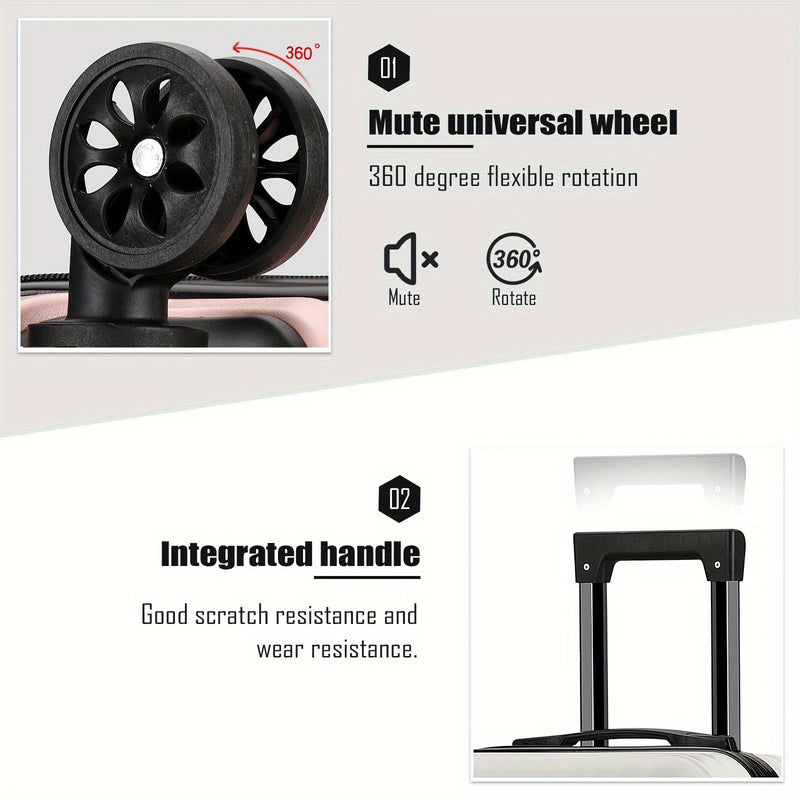 Stylowa Walizka Podróżna z 4 Kółkami – Kompaktowa i Wytrzymała na Światowe Przygody