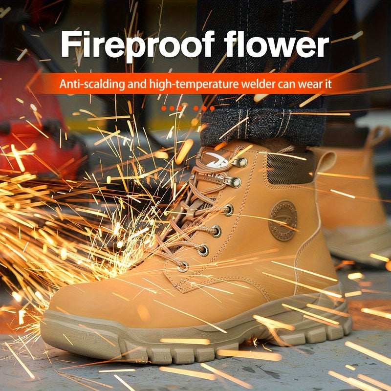 Durable work shoes with steel toe caps – Strong and comfortable for work and industry