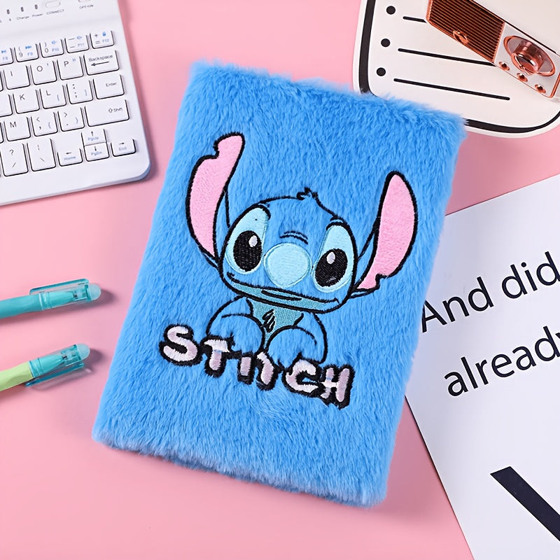 Jurnal Plush Stitch – Notiță Kawaii Desen Animat pentru Adulți și Copii