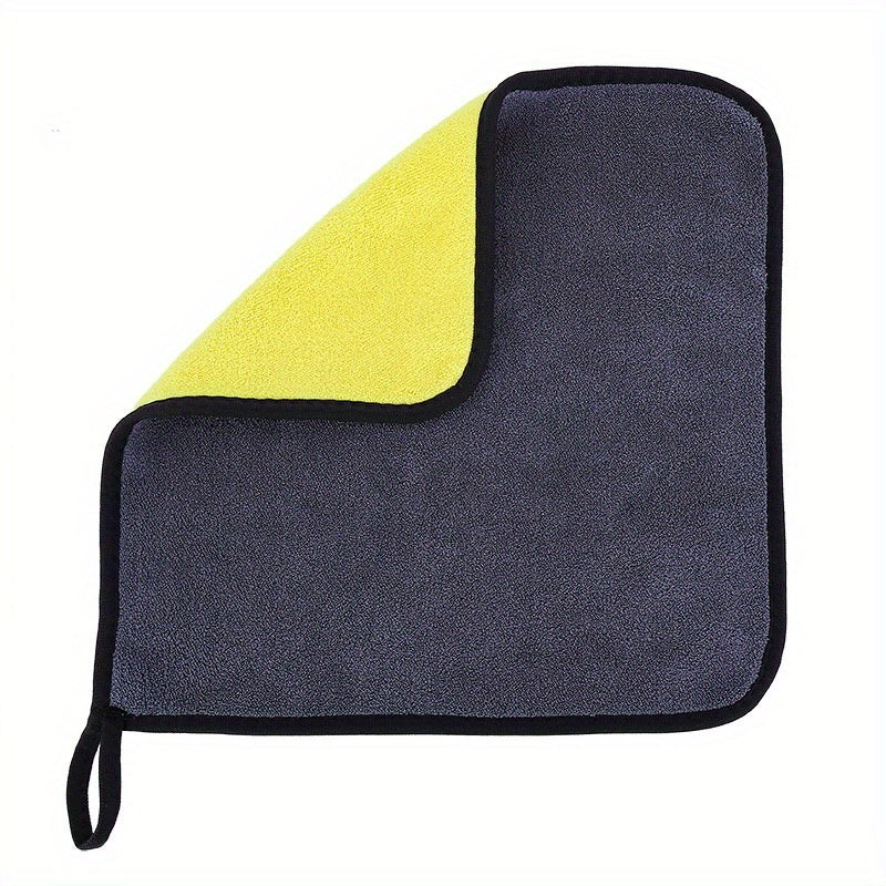 Dwustronny ręcznik do mycia samochodów z mikrofibry – Miękki i chłonny dla blasku