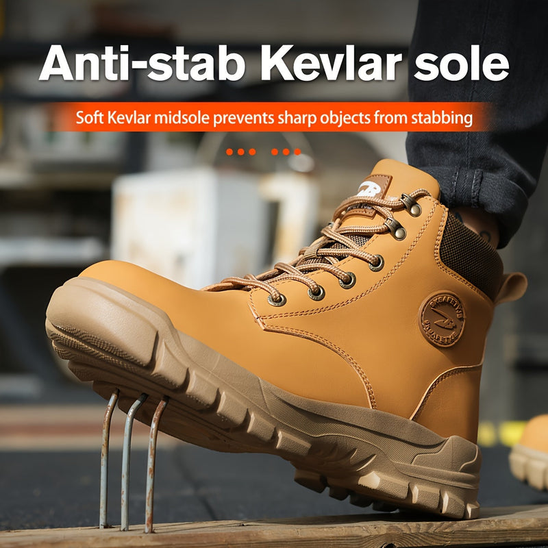 Durable work shoes with steel toe caps – Strong and comfortable for work and industry