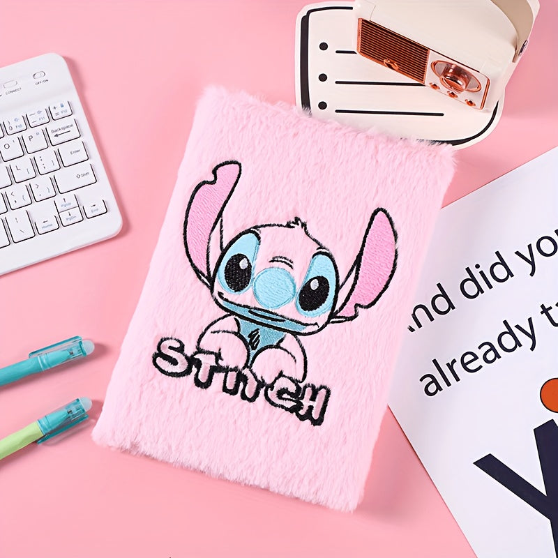 Jurnal Plush Stitch – Notiță Kawaii Desen Animat pentru Adulți și Copii
