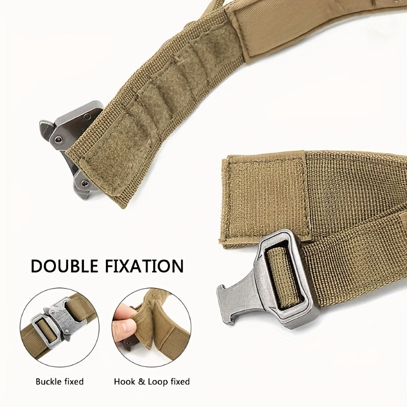 Guler militar tactic pentru câini – Reglabil și durabil pentru câini mari și medii