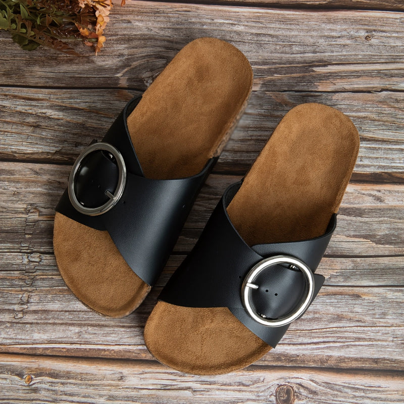 Nowoczesne Sandały Damskie z Metalowym Zapięciem – Wygodne i Stylowe na Każdą Porę Roku