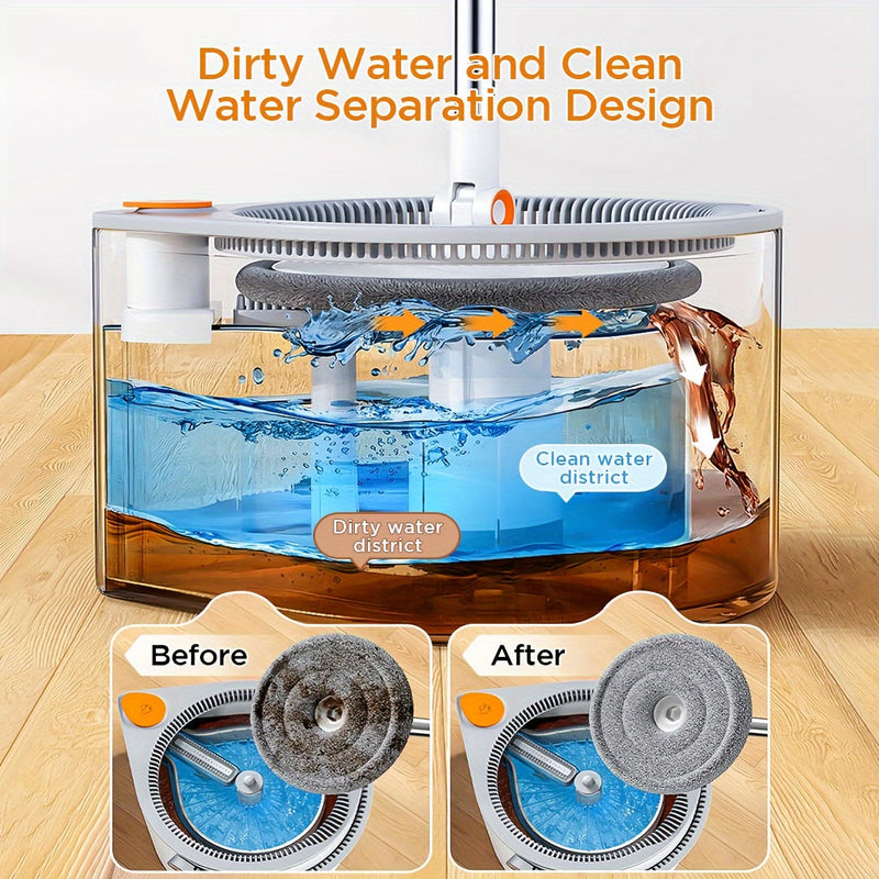 Set Mop FlexiClean Spin – Curățare fără contact, reglabilă și eficientă