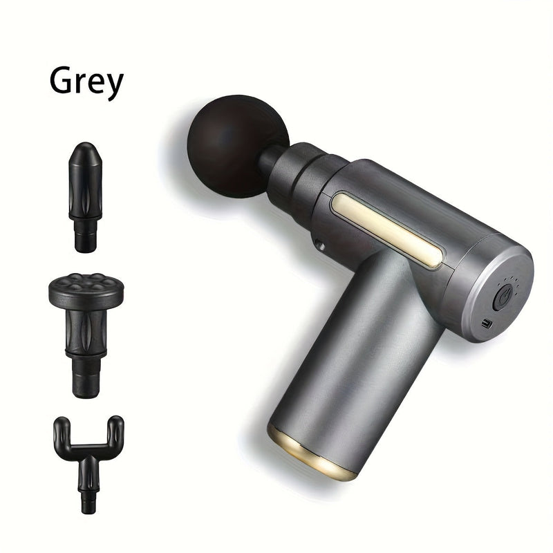 Kompaktowy Pistolet do Masażu - Potężne Relaksowanie dla Pleców i Szyi w Stylu