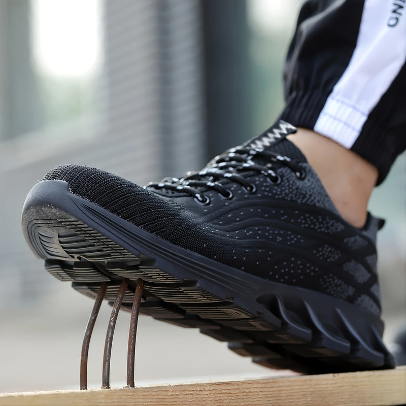 FlexGuard Męskie Buty Robocze i Sportowe – Oddychające i Antypoślizgowe