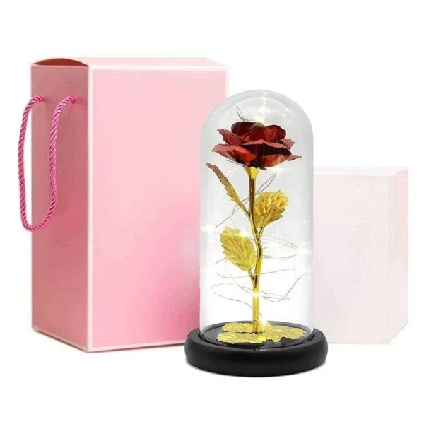 24-karatowa Złocona Róża Wieczności - Podaruj swojej mamie coś wyjątkowego