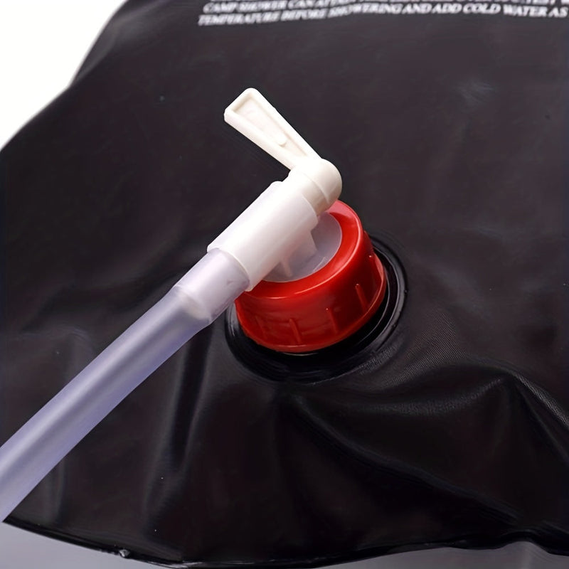 Przenośny Prysznic Kempingowy – Pojemność 20L z Wymiennym Wężem i Słuchawką Prysznicową na Przygody na Świeżym Powietrzu