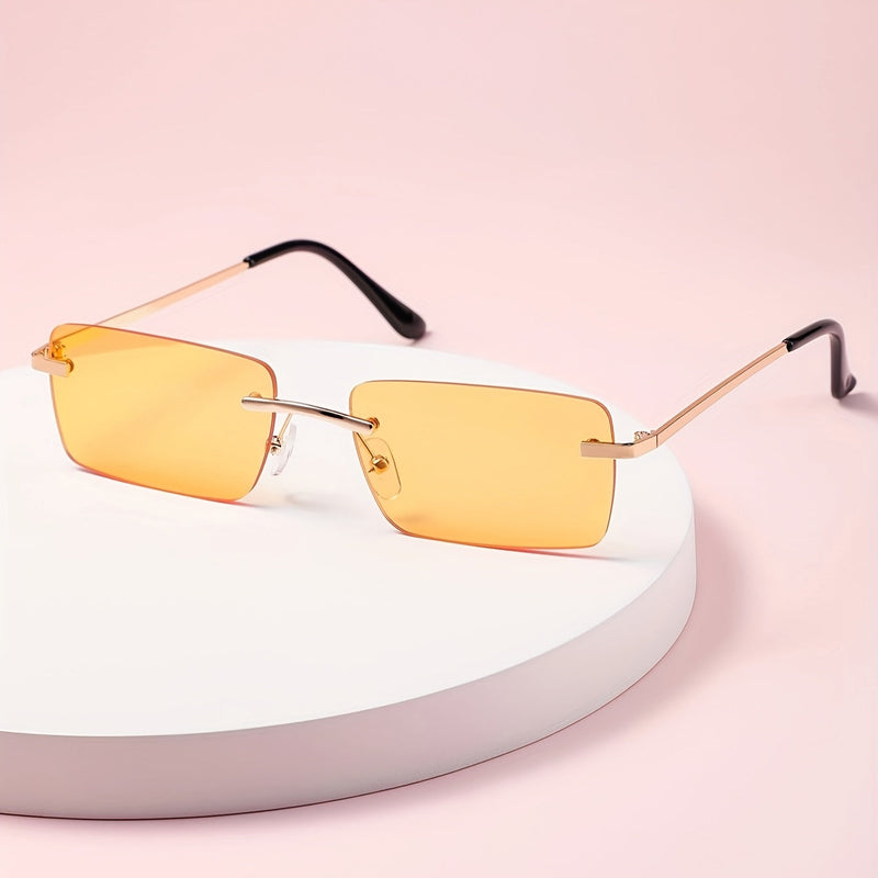 Stylish Frameless Sunglasses – Fashionable and Comfortable for Men