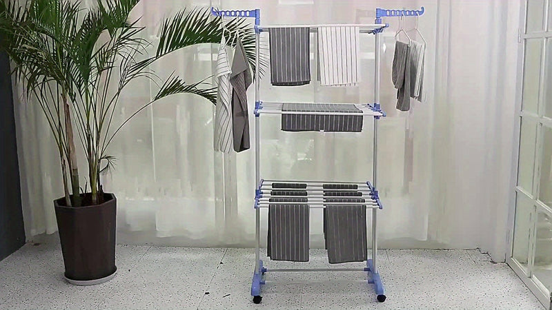 3-warstwowy pionowy suszarka do prania – praktyczna i kompaktowa