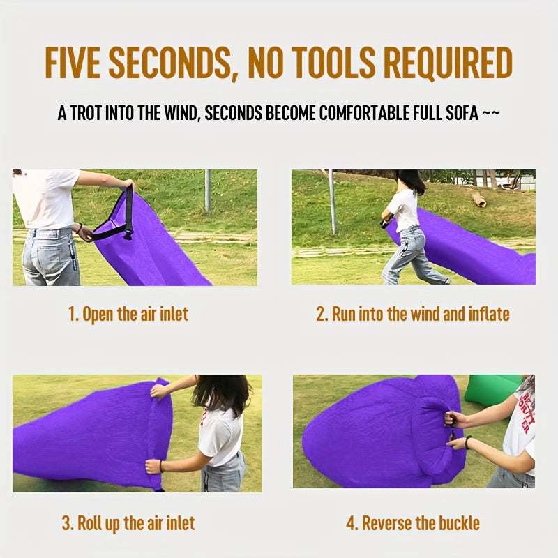 Nadmuchiwany Narożnik - Lekki i Wygodny do Kempingu i Przygód na Świeżym Powietrzu