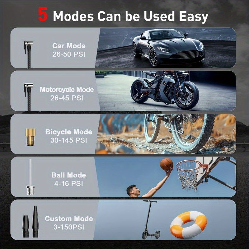 AirSmart Przenośna Pompka do Opon – Kompaktowa i Efektywna