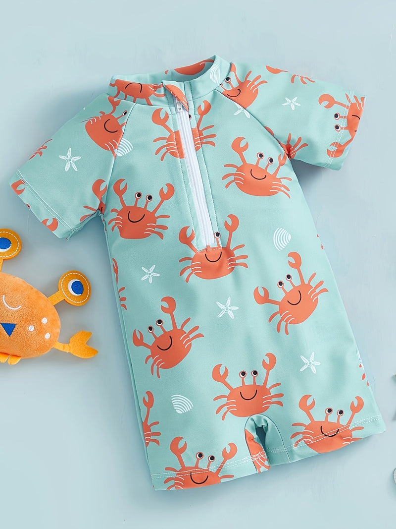 Krabiki – Niemowlęcy Strój Kąpielowy UV Wygodny Jednoczęściowy Strój na Słońce i Pluskanie