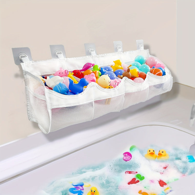 Organizer na zabawki do kąpieli z siateczki - Idealny do porządkowania