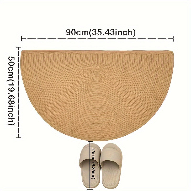 Boho Ręcznie Wykonana Mata Łazienkowa – Idealna do Twojej Łazienki lub Przedpokoju