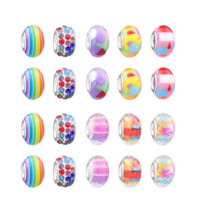 Zestaw DIY Bransoletek dla Dzieci - Stwórz Własną Wesołą Biżuterię