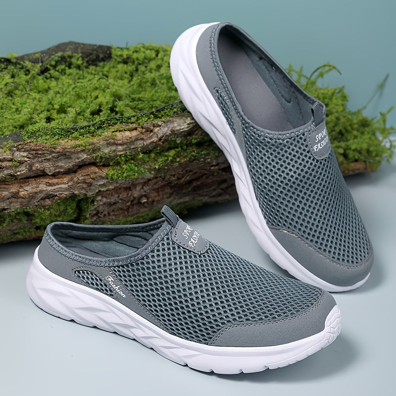 Men's Breathable Slip-On Shoes – Lightweight Mesh Comfort