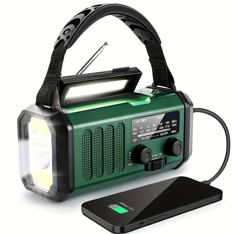 EcoPower Radiator - Wielofunkcyjna radiostacja awaryjna z latarką i ładowarką