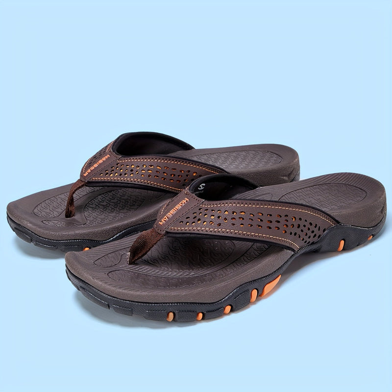 Wygodne i Trwałe Męskie Sandały Na Wysokim Obcasie – Z Poduszką EVA i Antypoślizgową Podeszwą TPR