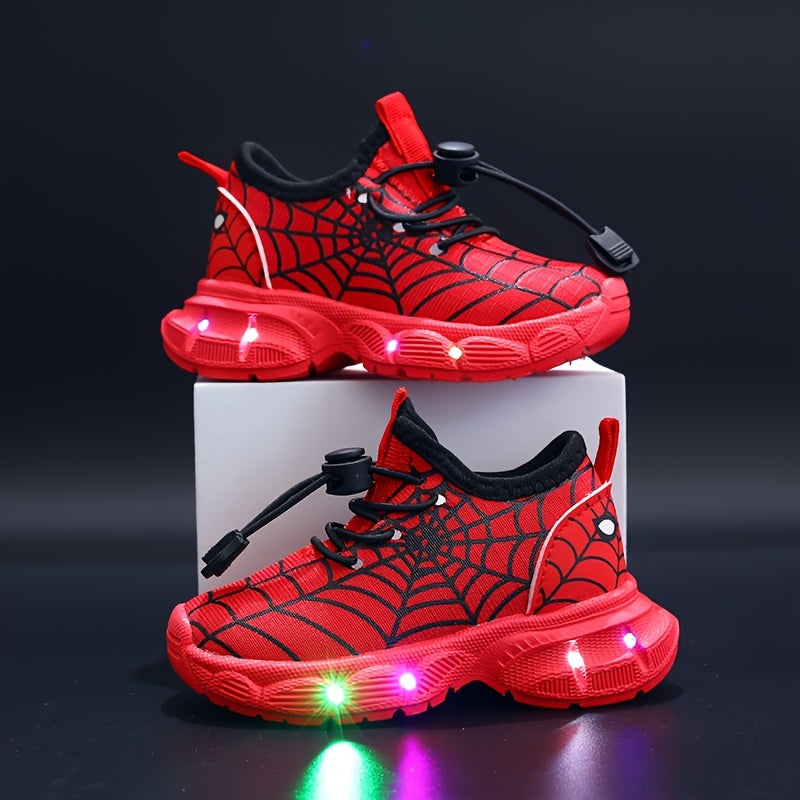 SpinnenWeb LED Sneakers - Lśniące Przygody dla Dzieci