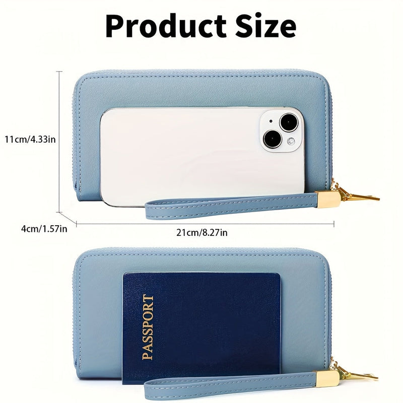 Bezpieczny Portfel Długi – RFID-bezpieczny i Funkcjonalny