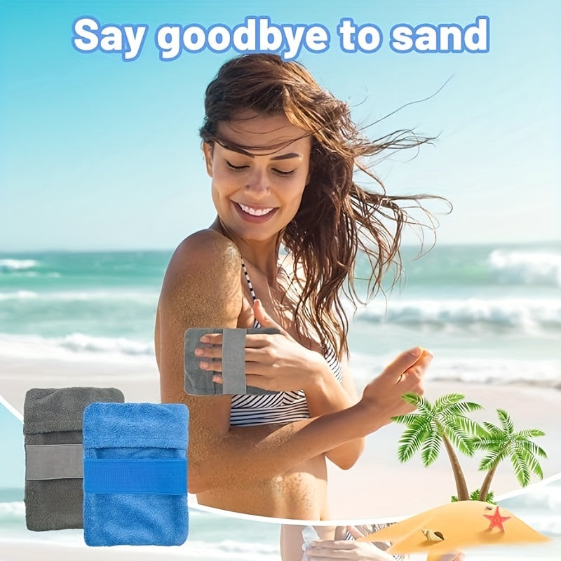 Torba do Usuwania Piasku na Plaży – Szybkie Usuwanie Piasku z Elastyczną Taśmą na Plażę i Wakacje