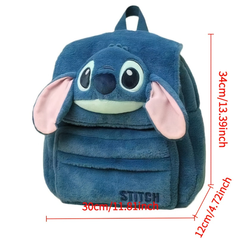 Disney Stitch Pluszowy Plecak dla Dzieci – Uroczy i Trwały na Szkołę i Codzienne Użycie