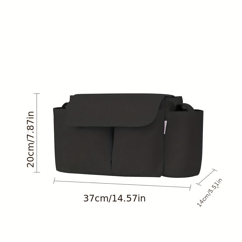 Wielofunkcyjna Torba na Wózek – Duża Pojemność, Wodoodporna Torba Wisząca z Kieszeniami na Niezbędne Akcesoria dla Dzieci