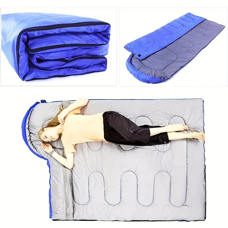 Ciepły Śpiwór z Kapturem – Idealny do Kempingu i Zimowych Przygód